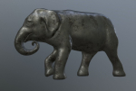 Elephant  Lo Poly model Cute Elephant Decor Statue