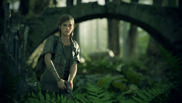 Ellie the last of us 2 - Forest set Cinema4d and Corona 3d model