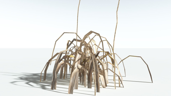 EVERYPlant Pendulous Sedge LowPoly 4 --14 Models--