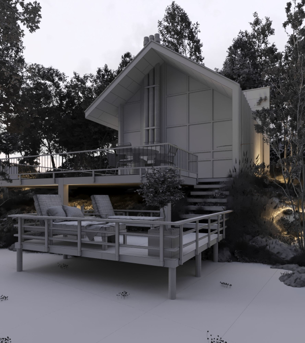 Exterior  01-forest cottage