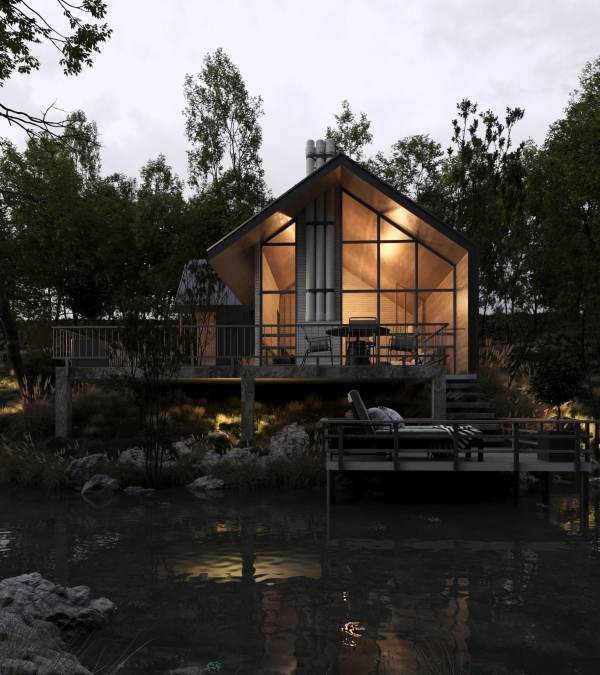Exterior  01-forest cottage