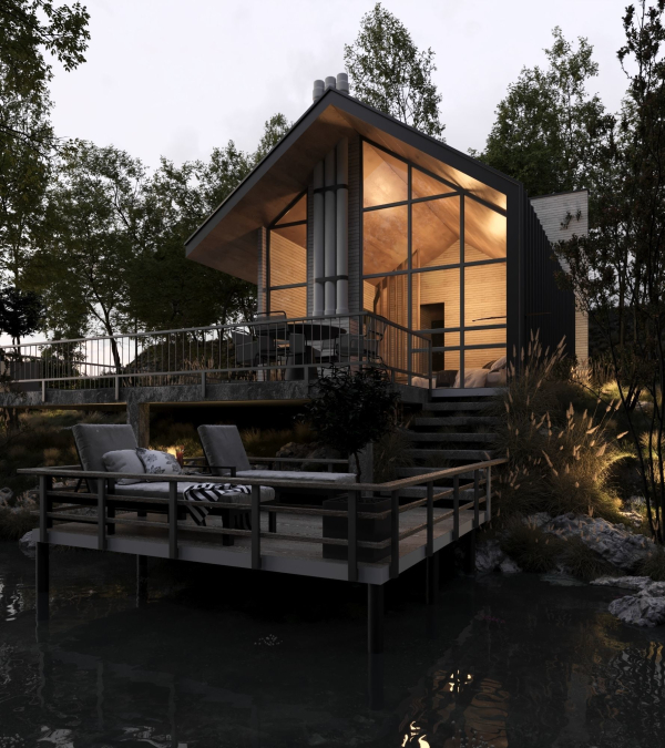 Exterior  01-forest cottage