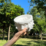 Face planter Pot with drainage - Vase STL file