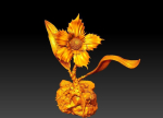Fairy butterfly on a flower