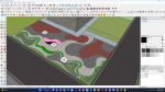 fantasy landscape flower garden 3d Model