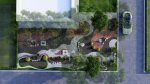 fantasy landscape flower garden 3d Model
