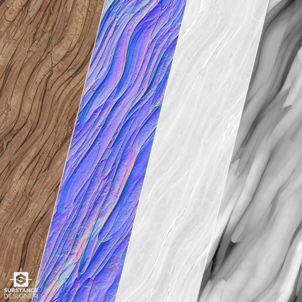 Fantasy Tree Bark Brown - Substance Designer