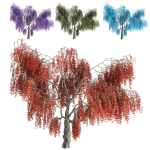Fantasy weeping tree