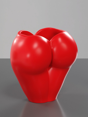 Female body heart plant pot