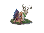 Figura de hada dormida sobre ciervo - Fawna