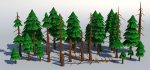 Fir trees pack 03