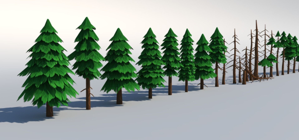 Fir trees pack 03