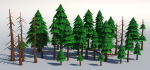 Fir trees pack 03