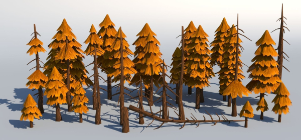 Fir trees pack 03