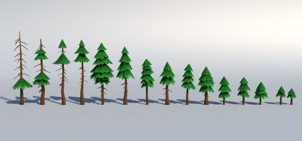 Fir trees pack 03