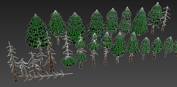 Fir trees pack 03