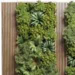 Fitowall Wood frame Vertical graden wall decor bax