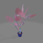 Floor Palm Tree in Pot