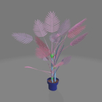 Floor Palm Tree in Pot
