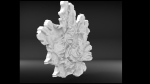 Flower base relief 3D print model