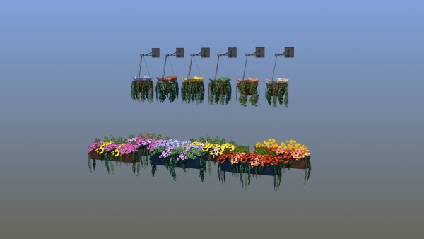 Flower Baskets and Boxes