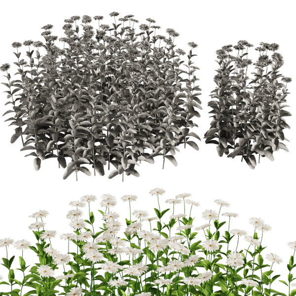 Flower Bush Set1