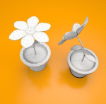 Flower in a pot cartoon style  sub-d ready