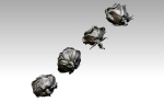 Flower Rose Set of 4 pcs