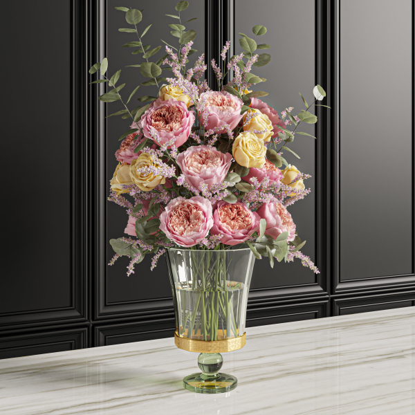 Flower Set 018 Rose Caspian