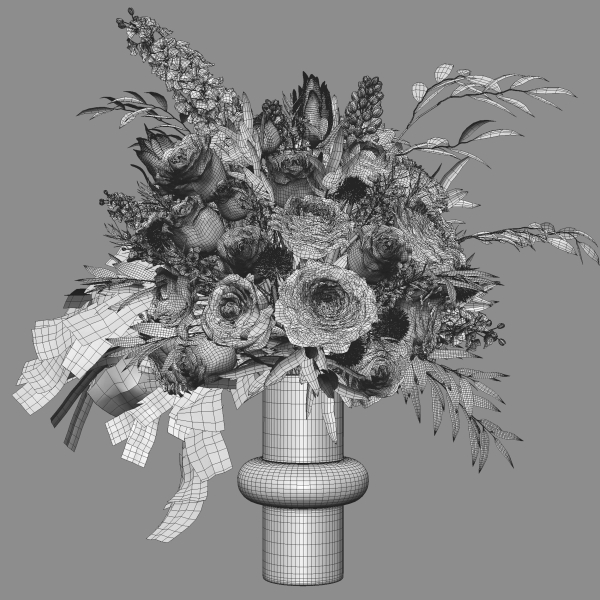 Flower Set 026 Big bouquet 01