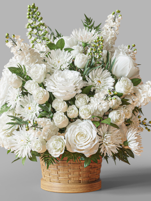 Flower Set 027 Flower basket