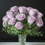 Flower Set 029 White and pink Rose