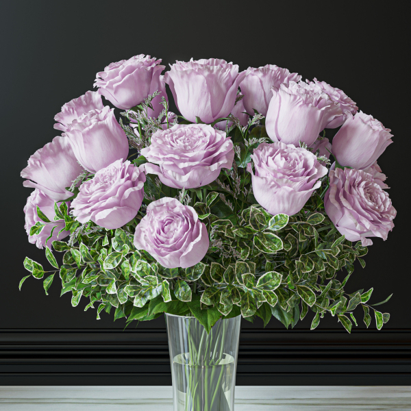 Flower Set 029 White and pink Rose