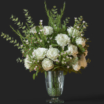 Flower Set 042 white rose wax flower