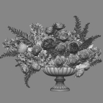Flower Set 045 Centerpiece bouquet