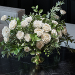 Flower Set 053 White Rose Dahlia Big bouquet