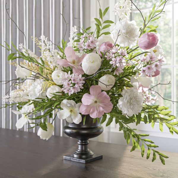 Flower Set 058 Tulips carnation delphimium astilbe