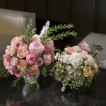 Flower Set 062 Pink bouquet carnation rose peony