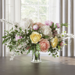 Flower Set 062 Pink bouquet carnation rose peony