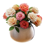 Flower Set 08 - Mixed Roses Bouquet