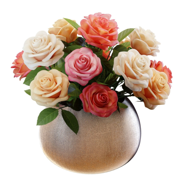Flower Set 08 - Mixed Roses Bouquet