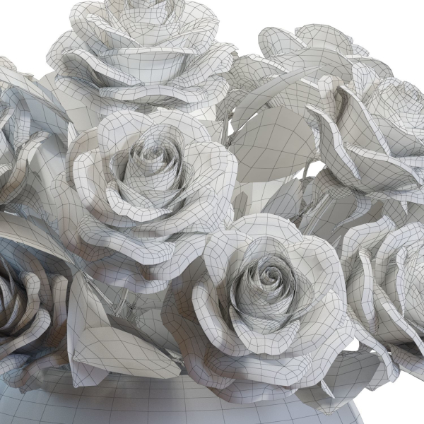 Flower Set 08 - Mixed Roses Bouquet