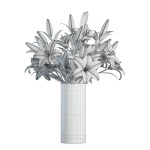 Flower Set 13 - Orange Lilies Bouquet