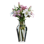 Flower Set 15 - Pink and White Lilies Bouquet