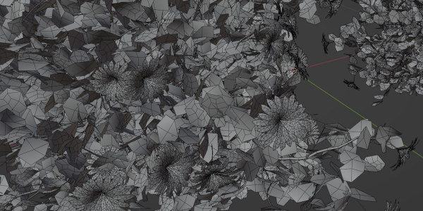 Flowering Bushes collection vol 108-Blender