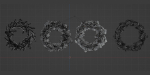 Foliage wreath collection vol 169-Blender