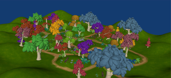 Forest cartoon