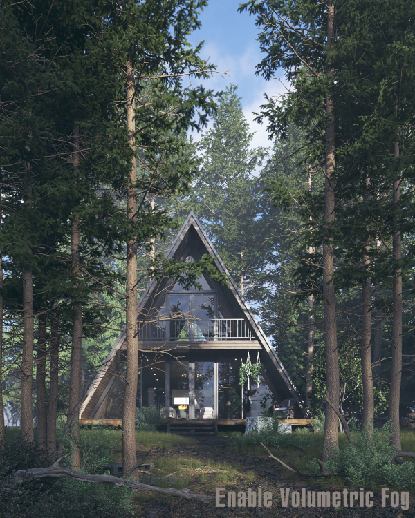 Forest House - Vray for Sketchup
