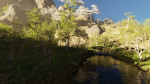 Forest Hut Scene