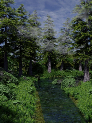 forest-scene-3d-model-obj-fbx-stl-blend-dae